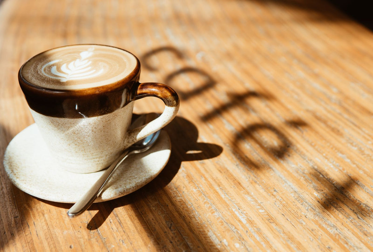 A clean cup of decaf coffee